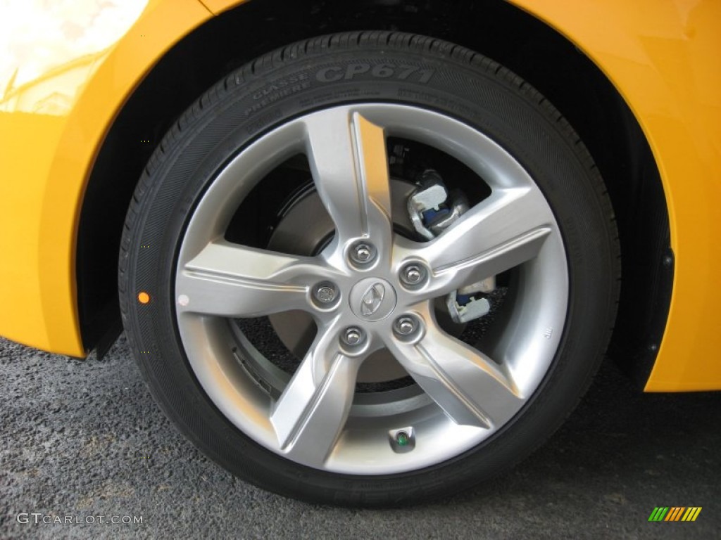 2012 Veloster  - 26.2 Yellow / Black photo #11
