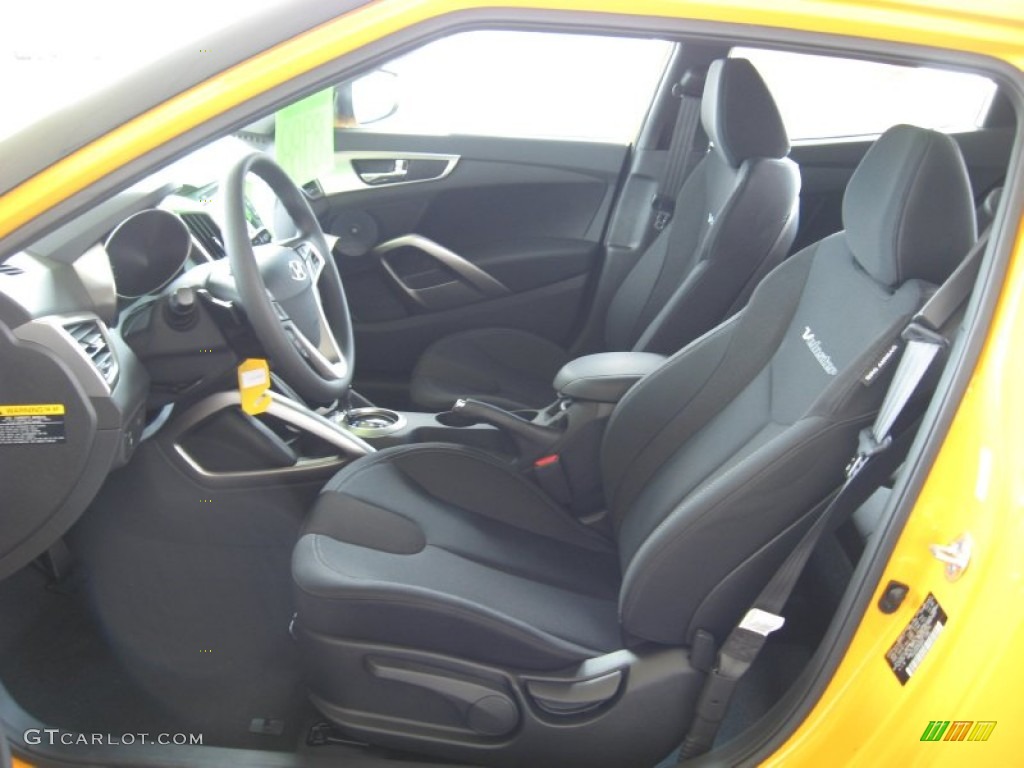 2012 Veloster  - 26.2 Yellow / Black photo #14