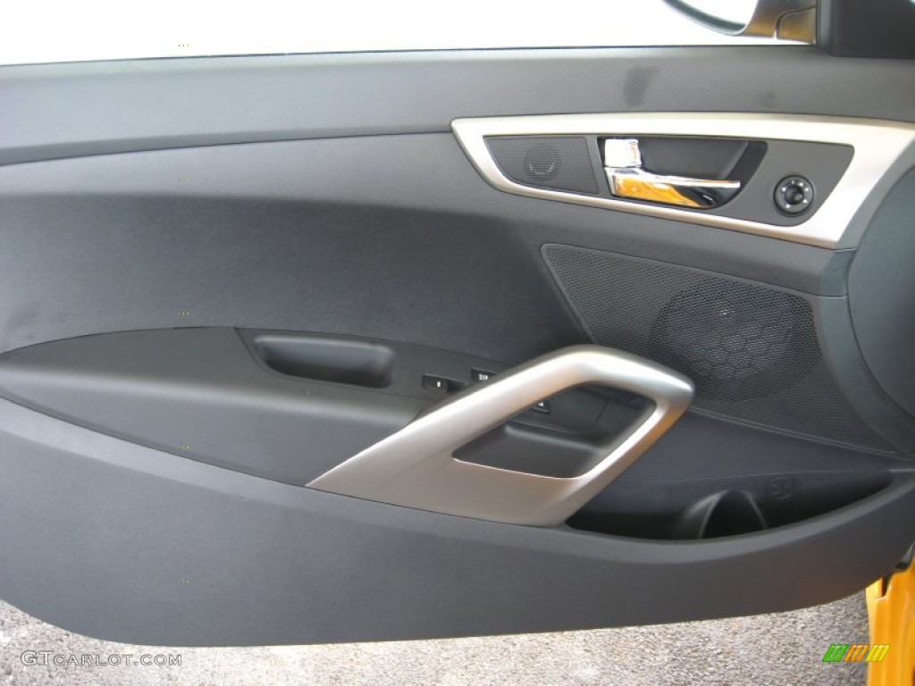 2012 Veloster  - 26.2 Yellow / Black photo #16
