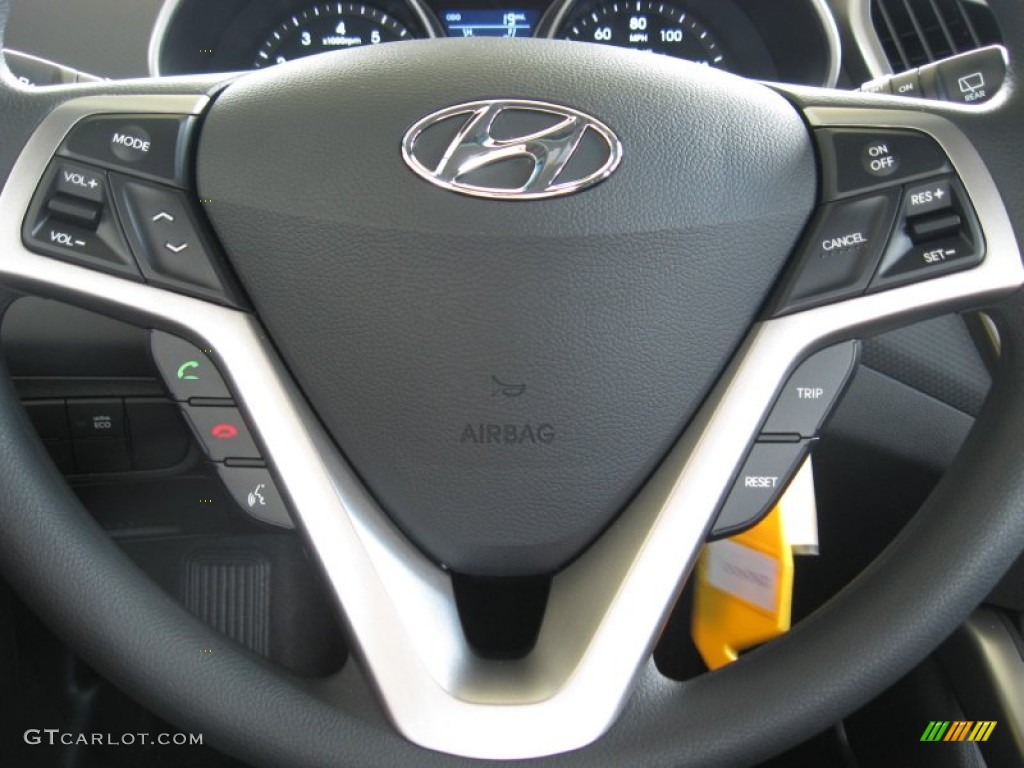 2012 Veloster  - 26.2 Yellow / Black photo #27