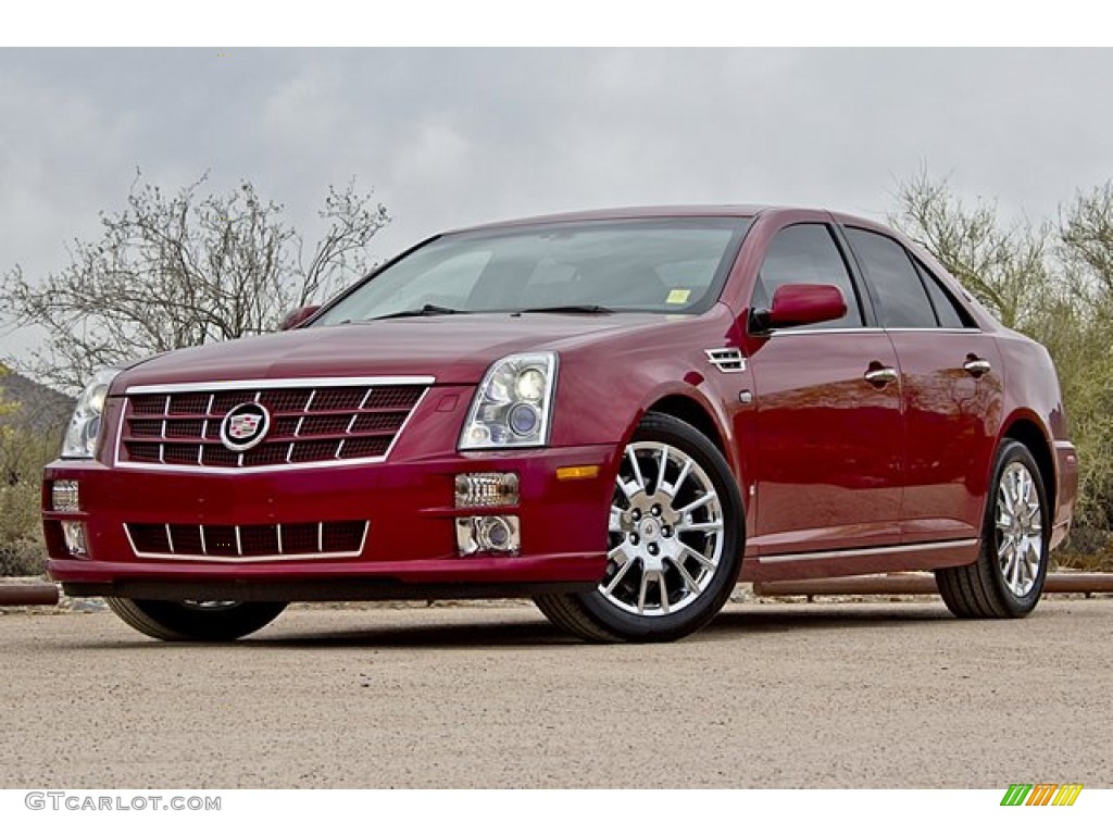 Crystal Red 2009 Cadillac STS V8 Exterior Photo #66228107