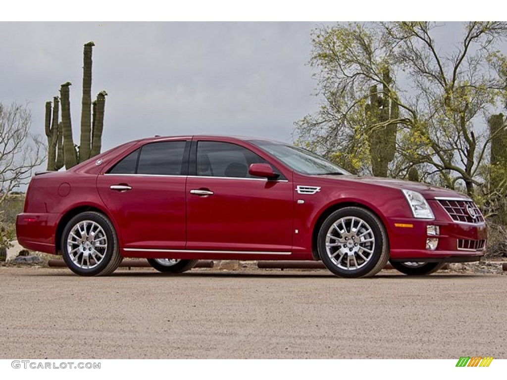 Crystal Red 2009 Cadillac STS V8 Exterior Photo #66228150