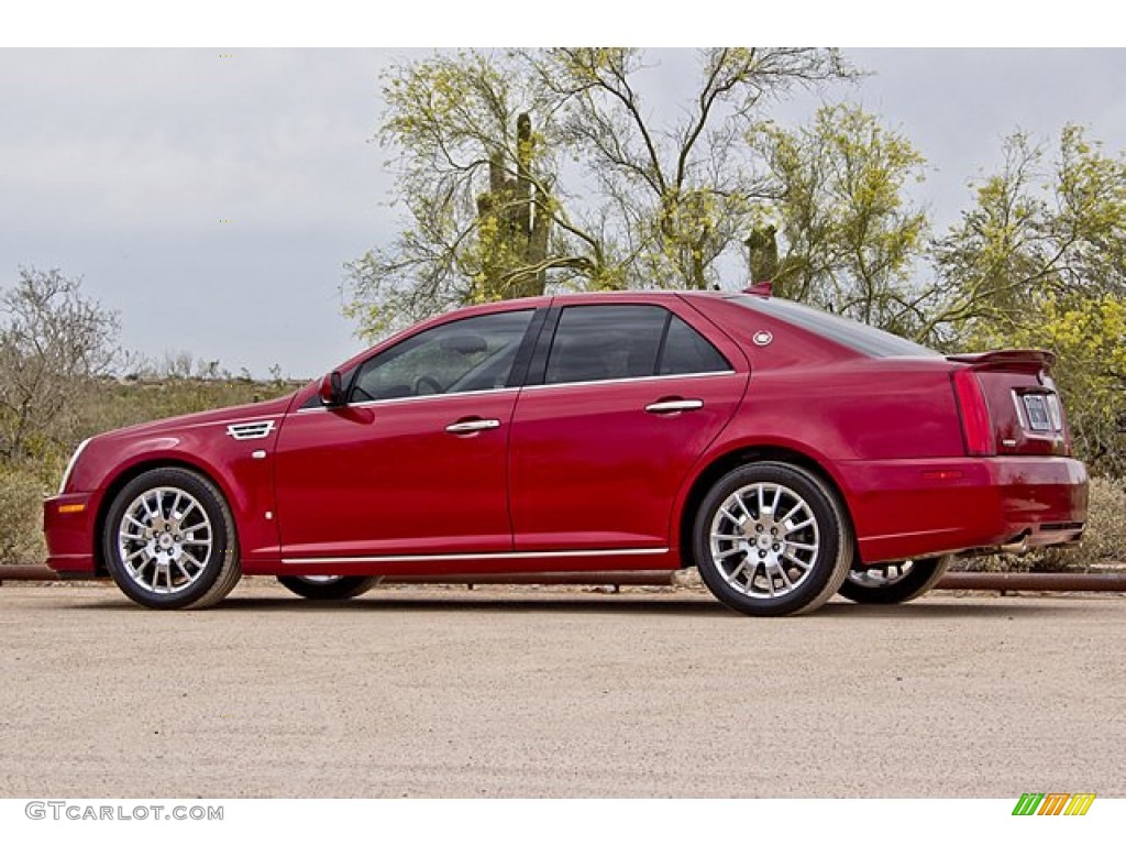 Crystal Red 2009 Cadillac STS V8 Exterior Photo #66228220