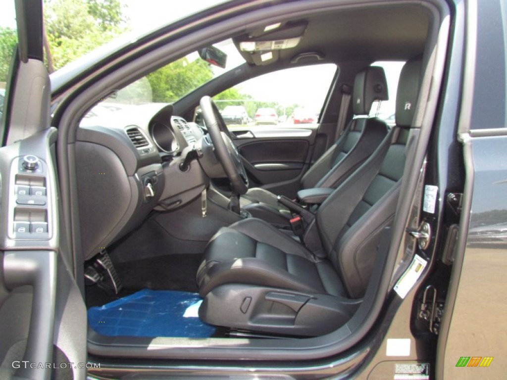 2012 Golf R 4 Door 4Motion - Carbon Steel Grey Metallic / R Titan Black Leather photo #3
