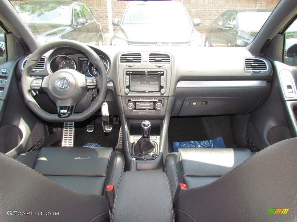 2012 Golf R 4 Door 4Motion - Carbon Steel Grey Metallic / R Titan Black Leather photo #5