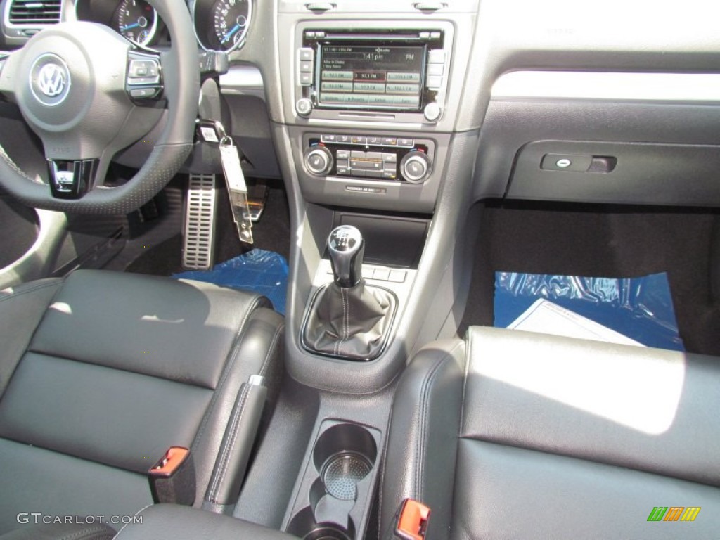 2012 Golf R 4 Door 4Motion - Carbon Steel Grey Metallic / R Titan Black Leather photo #6