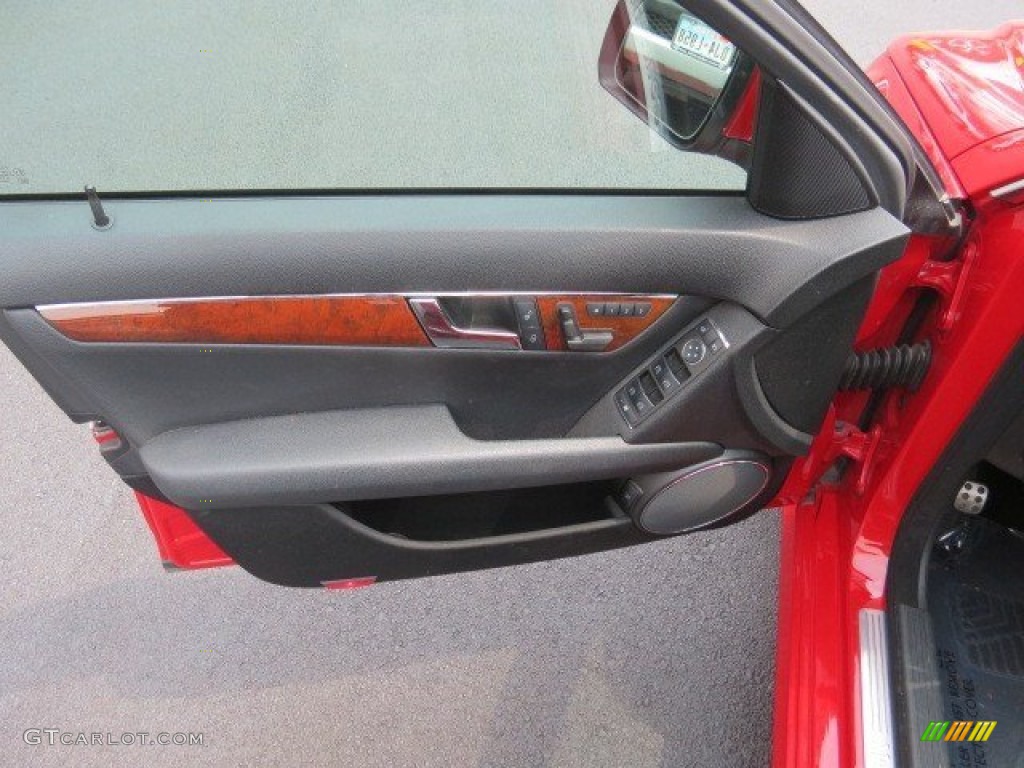 2009 Mercedes-Benz C 300 Sport Black Door Panel Photo #66229487
