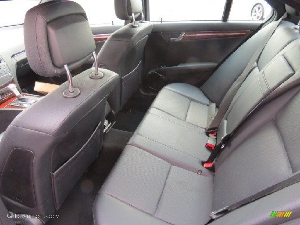 Black Interior 2009 Mercedes-Benz C 300 Sport Photo #66229508