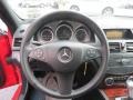 Black 2009 Mercedes-Benz C 300 Sport Steering Wheel