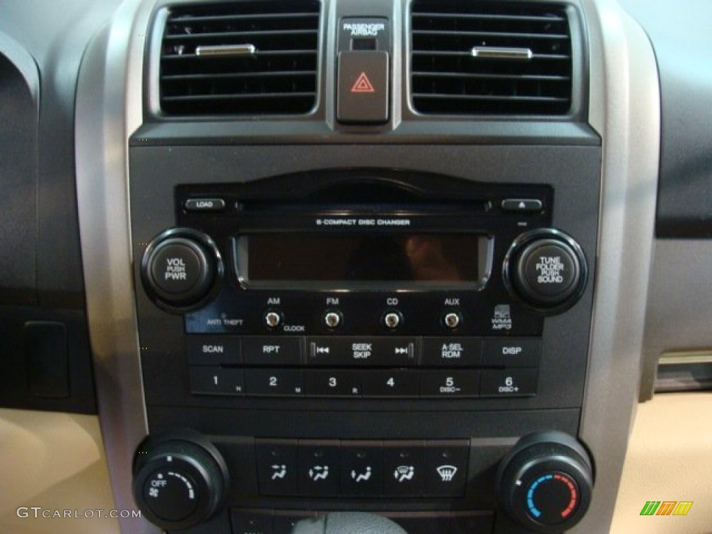 2009 CR-V EX 4WD - Crystal Black Pearl / Ivory photo #13