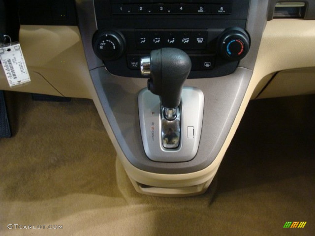 2009 CR-V EX 4WD - Crystal Black Pearl / Ivory photo #14