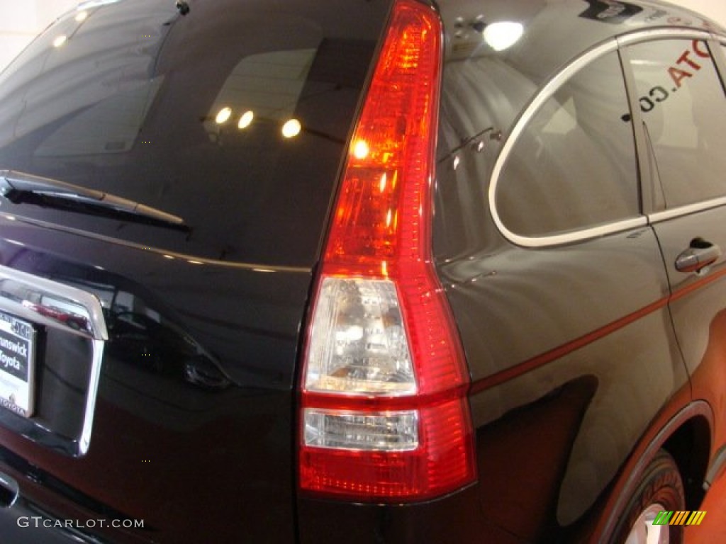 2009 CR-V EX 4WD - Crystal Black Pearl / Ivory photo #16