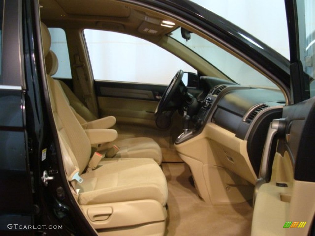 2009 CR-V EX 4WD - Crystal Black Pearl / Ivory photo #20