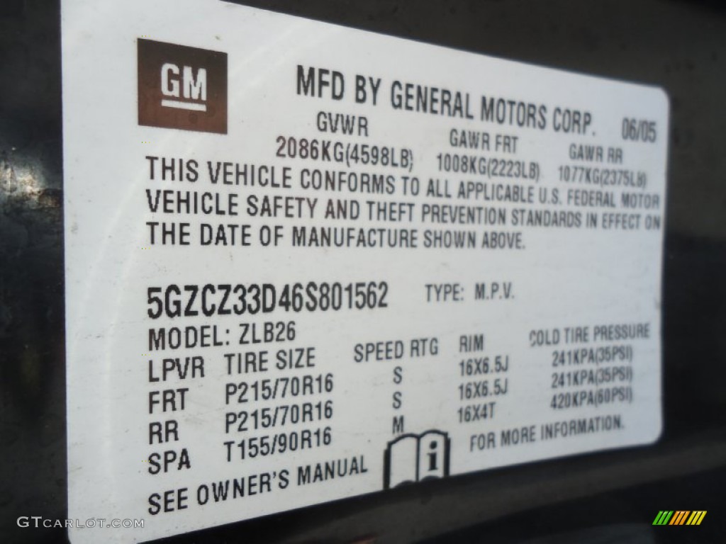 2006 VUE  - Laser Blue / Gray photo #27
