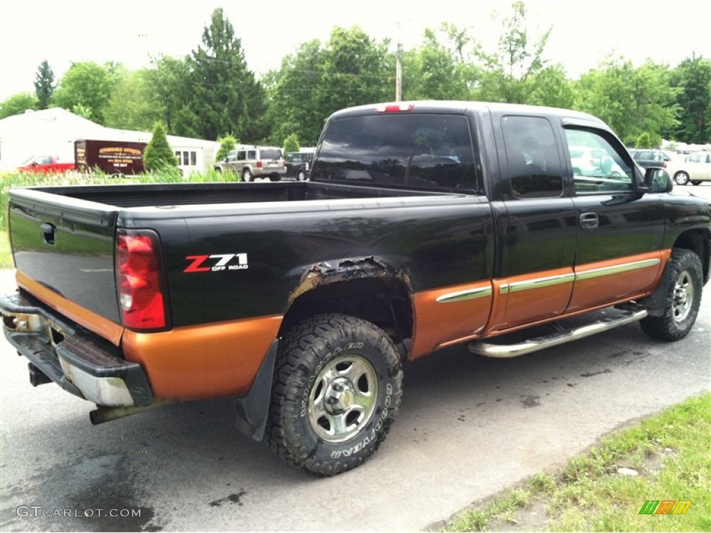 2001 Silverado 1500 LS Extended Cab 4x4 - Onyx Black / Graphite photo #6