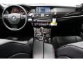 2012 BMW 5 Series Black Interior Dashboard Photo