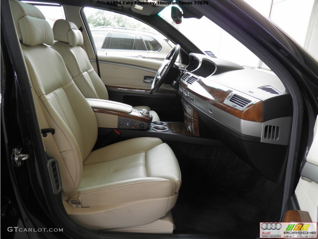 2006 7 Series 750Li Sedan - Monaco Blue Metallic / Dark Beige/Beige III photo #24