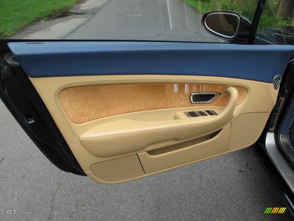 2008 Bentley Continental GT Speed Saffron Door Panel Photo #66234288