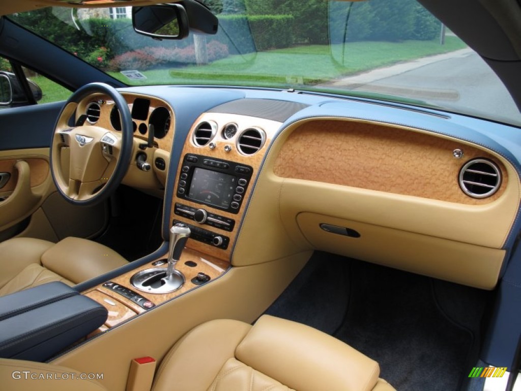 2008 Bentley Continental GT Speed Saffron Dashboard Photo #66234318