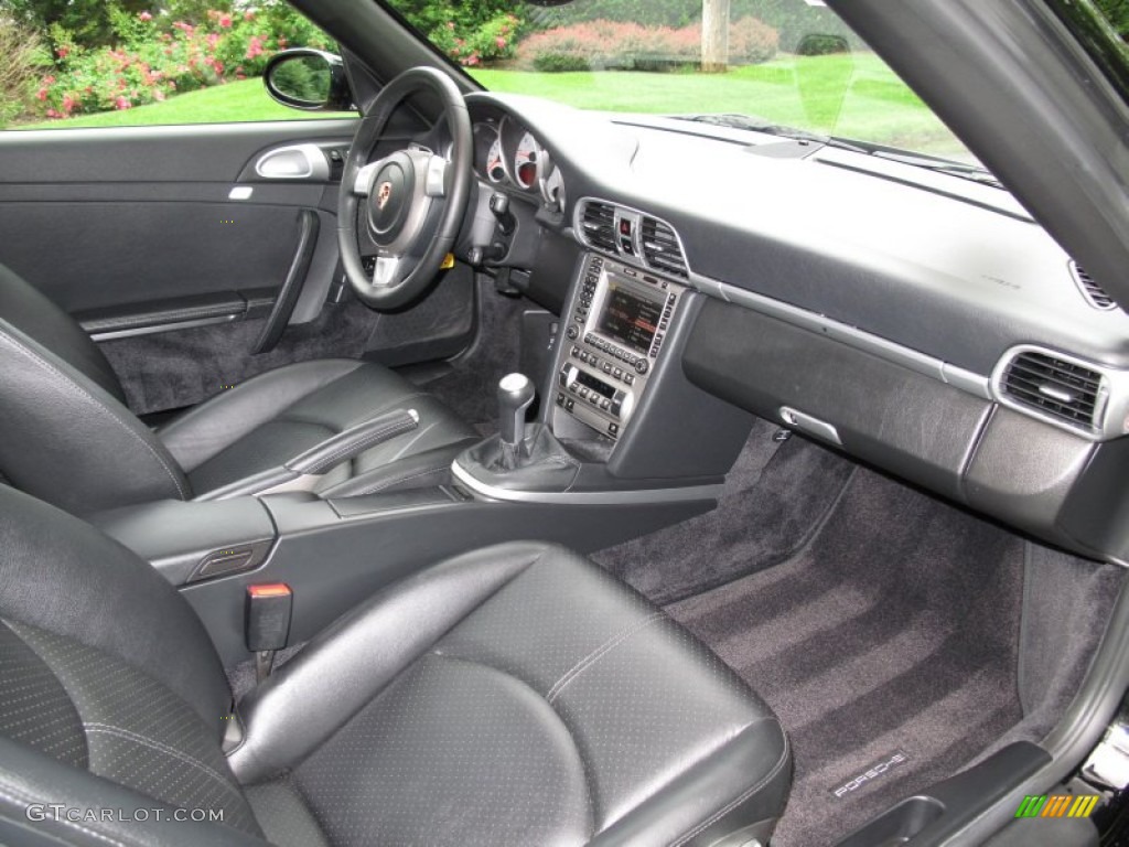 Black Interior 2006 Porsche 911 Carrera S Coupe Photo #66234500
