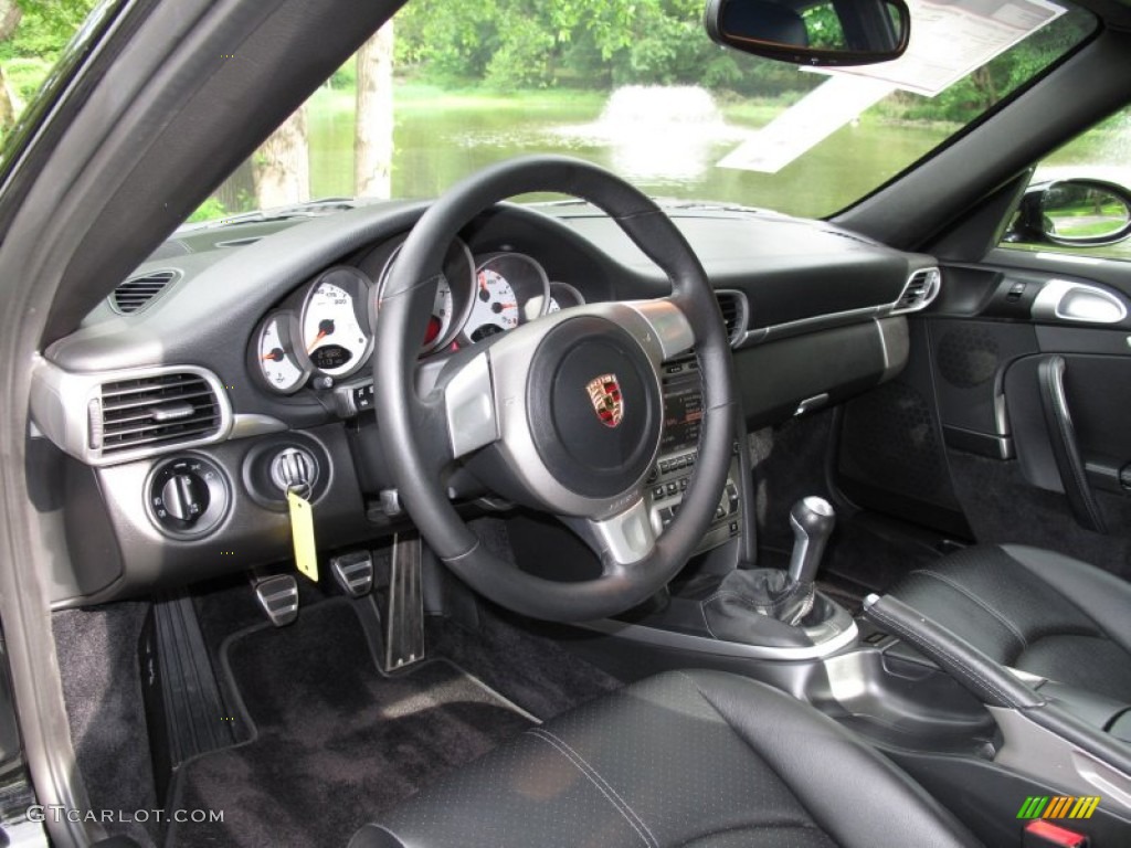 Black Interior 2006 Porsche 911 Carrera S Coupe Photo #66234543