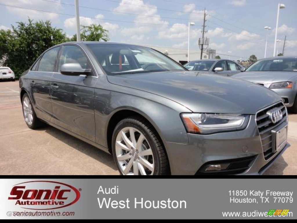 2013 A4 2.0T quattro Sedan - Monsoon Gray Metallic / Black photo #1