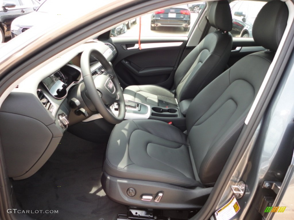 Black Interior 2013 Audi A4 2.0T quattro Sedan Photo #66235155