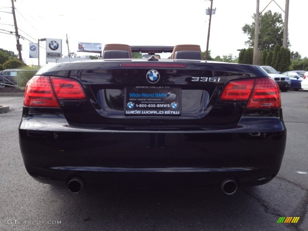 2011 3 Series 335i Convertible - Jet Black / Saddle Brown Dakota Leather photo #6