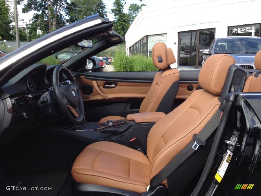 2011 3 Series 335i Convertible - Jet Black / Saddle Brown Dakota Leather photo #9