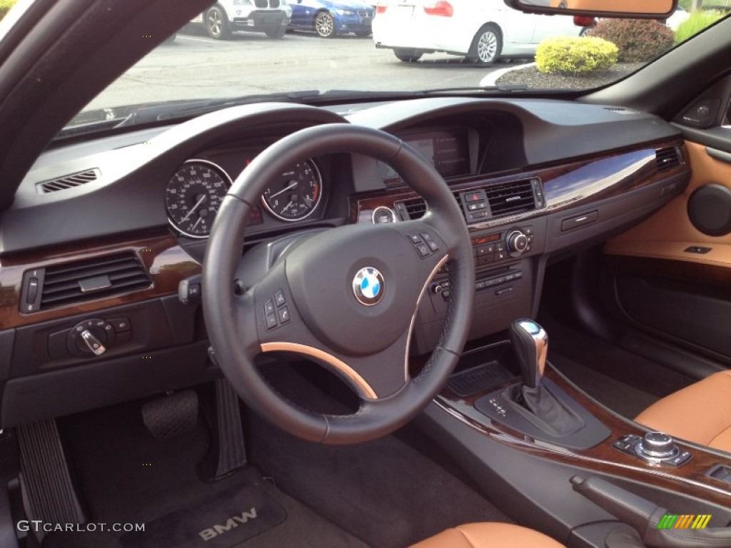 2011 3 Series 335i Convertible - Jet Black / Saddle Brown Dakota Leather photo #12