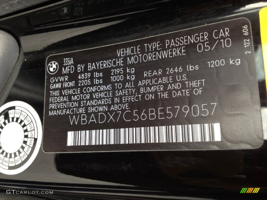 2011 3 Series 335i Convertible - Jet Black / Saddle Brown Dakota Leather photo #16