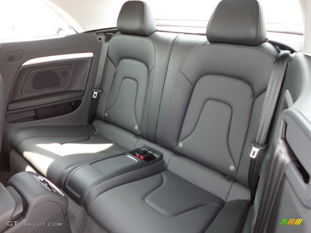 Black Interior 2013 Audi A5 2.0T Cabriolet Photo #66235656