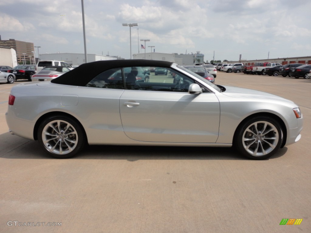 Ice Silver Metallic 2013 Audi A5 2.0T Cabriolet Exterior Photo #66235722