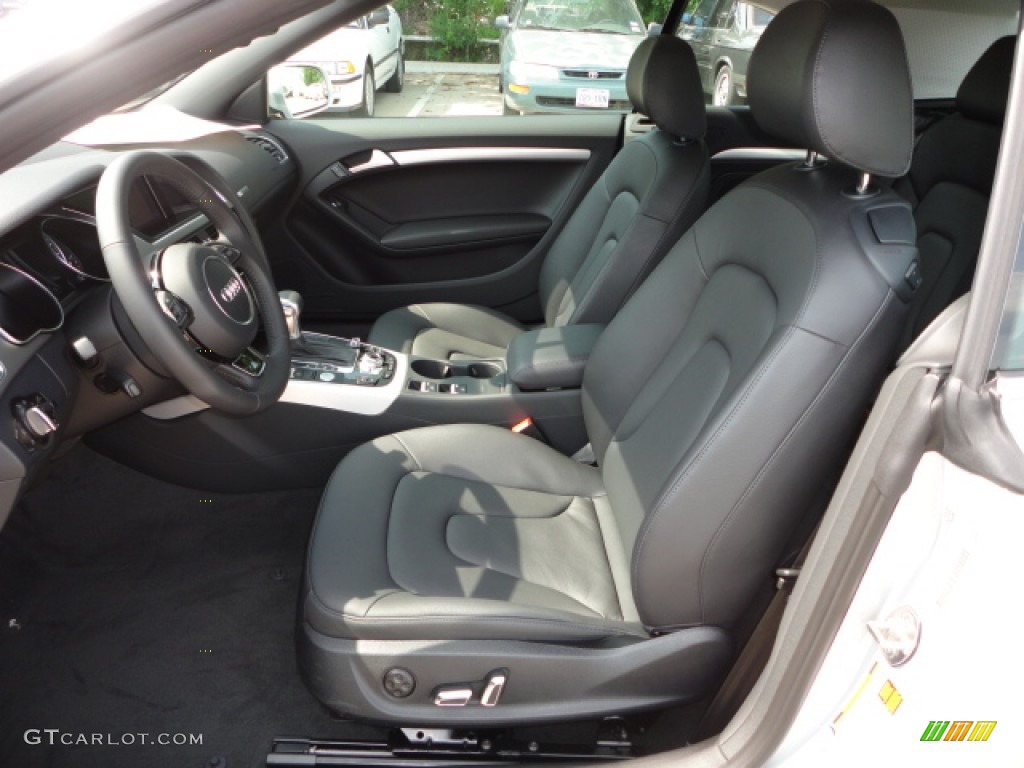 Black Interior 2013 Audi A5 2.0T Cabriolet Photo #66235728