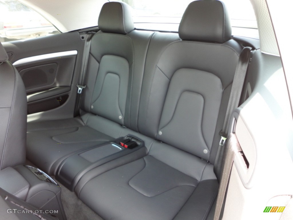 Black Interior 2013 Audi A5 2.0T Cabriolet Photo #66235734
