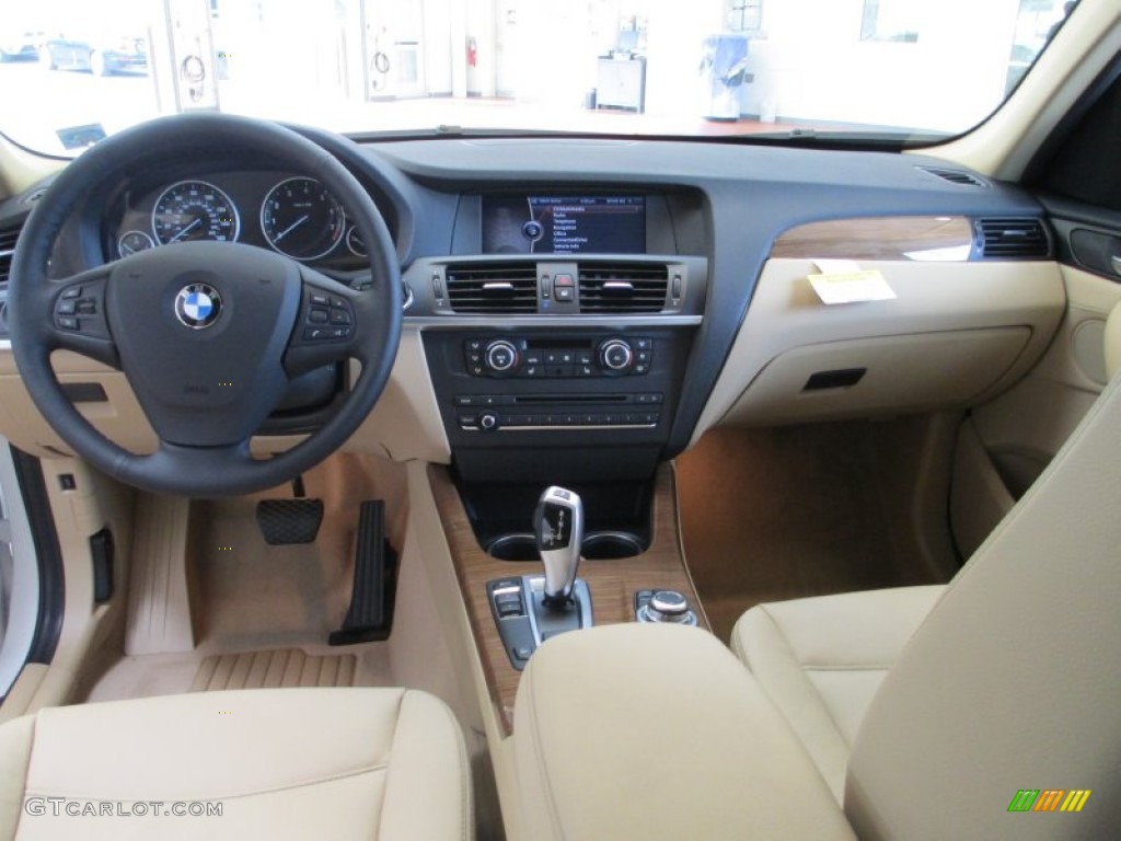 2013 X3 xDrive 28i - Alpine White / Sand Beige photo #7