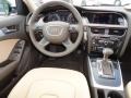 Velvet Beige/Moor Brown 2013 Audi A4 2.0T quattro Sedan Dashboard