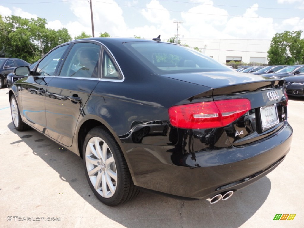 2013 A4 2.0T Sedan - Brilliant Black / Black photo #3