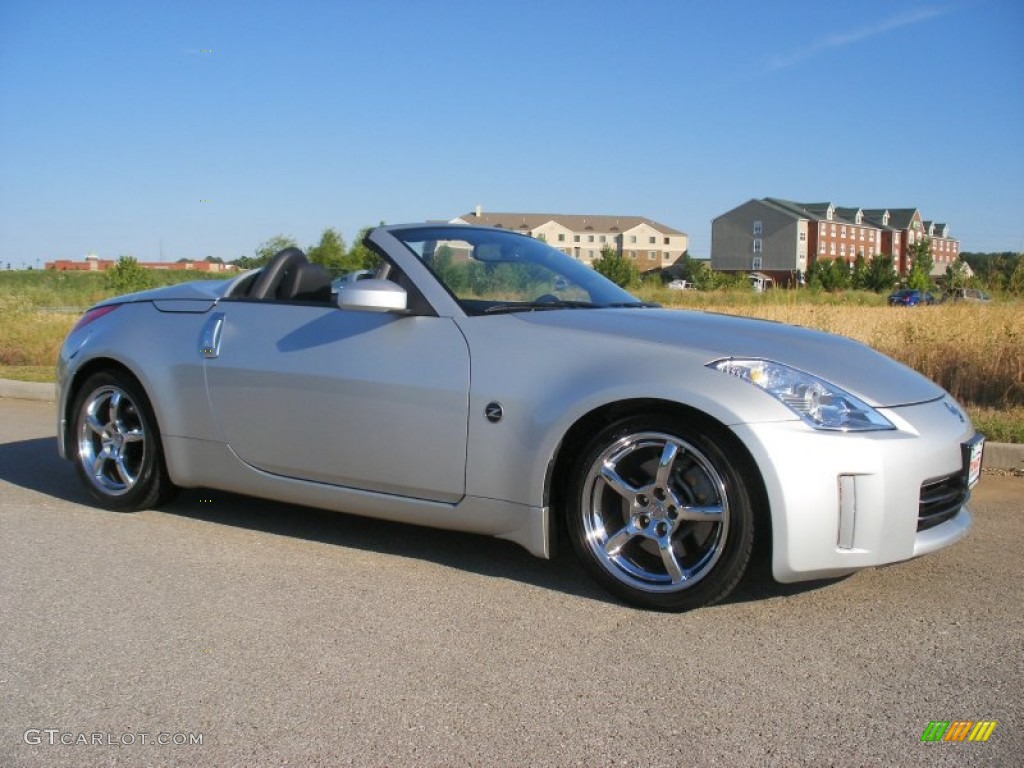Silver Alloy Metallic 2007 Nissan 350Z Touring Roadster Exterior Photo #66236519