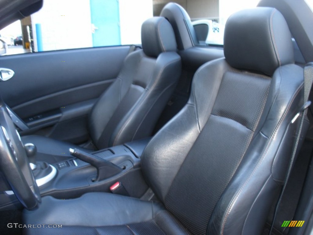 Charcoal Interior 2007 Nissan 350Z Touring Roadster Photo #66236693