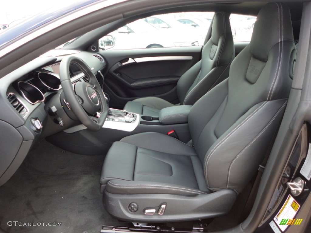 Black Interior 2013 Audi S5 3.0 TFSI quattro Coupe Photo #66236705