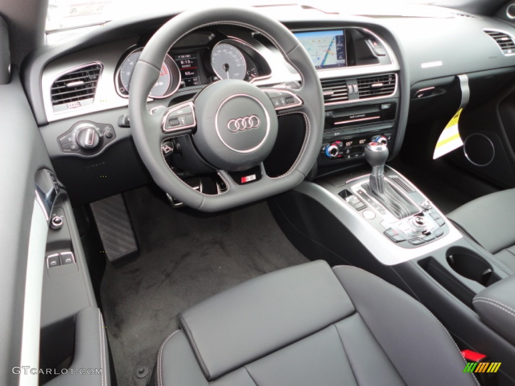 2013 Audi S5 3.0 TFSI quattro Coupe Black Dashboard Photo #66236723