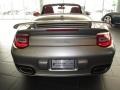 2012 Platinum Silver Metallic Porsche 911 Turbo Cabriolet  photo #4