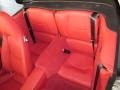2012 Porsche 911 Carrera Red Natural Leather Interior Rear Seat Photo