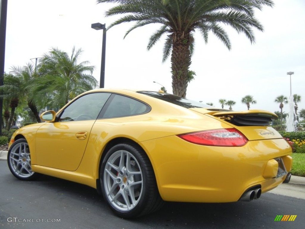 Speed Yellow 2011 Porsche 911 Carrera S Coupe Exterior Photo #66237589