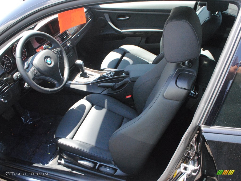2010 3 Series 328i Coupe - Jet Black / Black photo #9