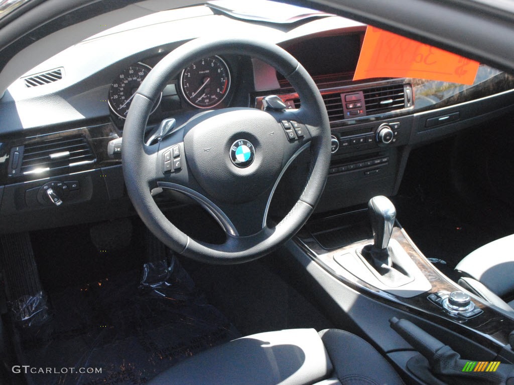 2010 3 Series 328i Coupe - Jet Black / Black photo #10