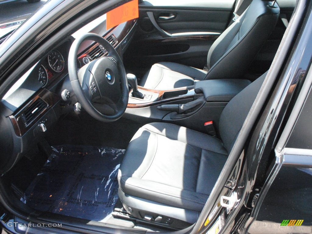 2010 3 Series 328i Sedan - Jet Black / Black photo #14