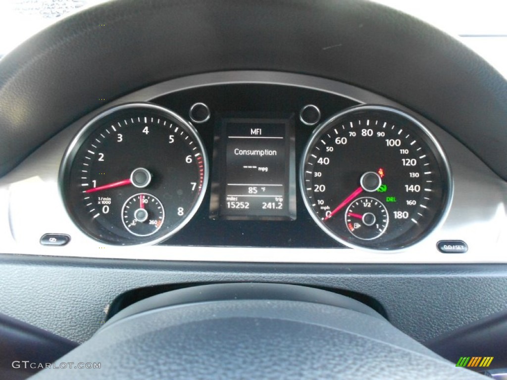 2012 Volkswagen CC Lux Gauges Photo #66241473