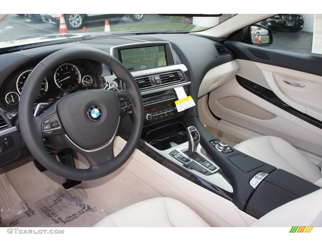 2012 6 Series 640i Coupe - Mojave Metallic / Ivory White Nappa Leather photo #5